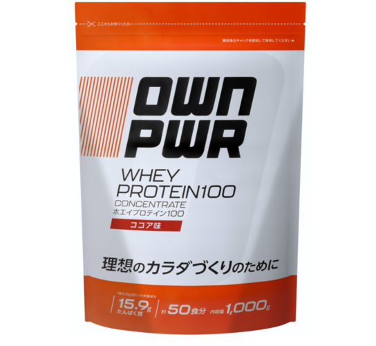 OWN PWR ホエイプロテイン 100 ココア味