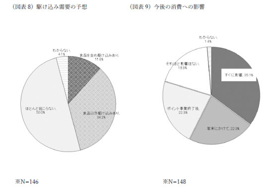 駆け込み需要の予想、今後の消費への影響