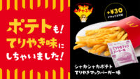 マクドナルド／YOSHIKIムチャぶり「てりやきバーガー」味のポテト