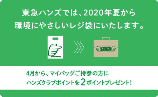 「プラ製レジ袋」紙製バッグに切り替え