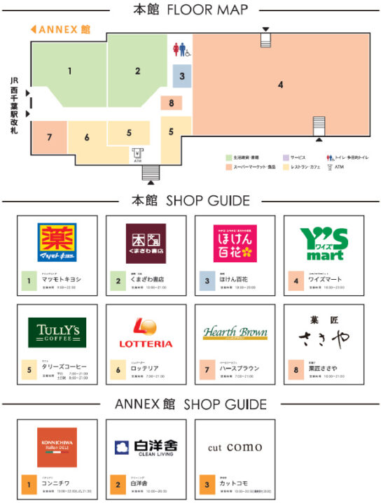 ペリエ西千葉フロアマップ