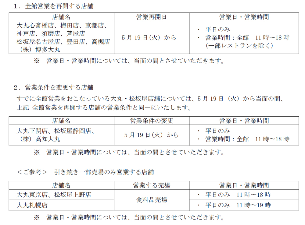 時間 営業 日本橋 高島屋