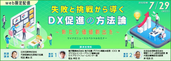 失敗と挑戦から導くDX促進の方法論