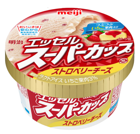 明治 エッセルスーパーカップ ストロベリーチーズ 復活発売 流通ニュース