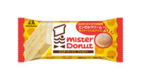 森永製菓／エンゼルクリームを表現「ミスタードーナツアイスバー」