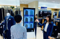 青山商事／OMO型店舗「デジタル・ラボ」2022年3月まで100店導入へ