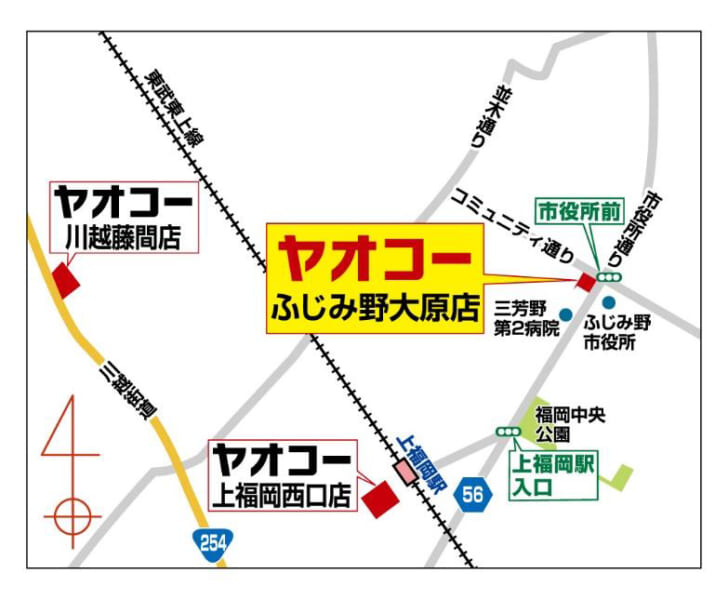 ヤオコーふじみ野大原店