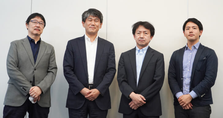 日本ユニシス野口氏、佐藤氏、村上氏、渡辺氏