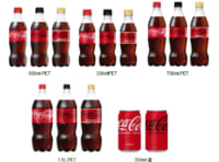 コカ・コーラ／定番3製品のパッケージを約2年ぶりに一新