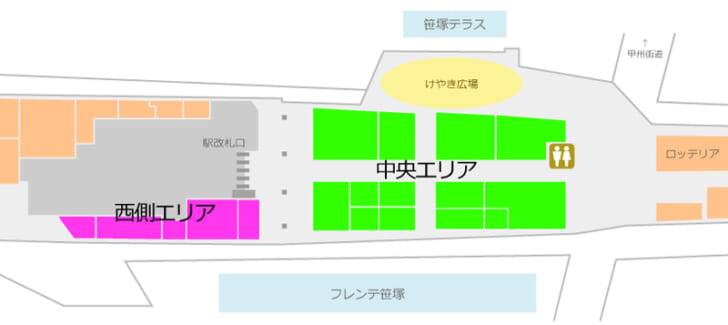 京王クラウン街笹塚MAP