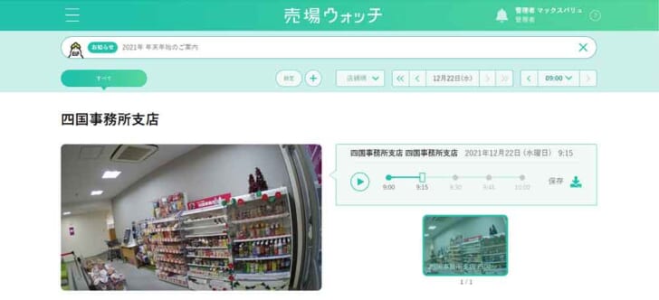 「売場ウォッチ」の利用イメージ