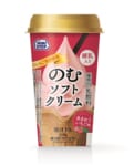 ミニストップ／あまおういちご果汁使用の練乳入り「のむソフトクリーム」