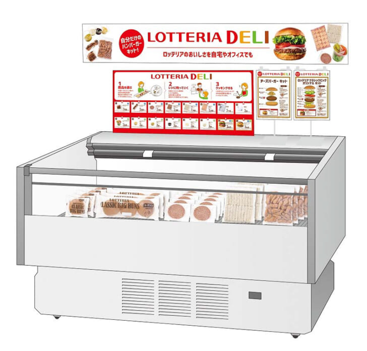 冷凍・冷蔵商品「LOTTERIA DELI」