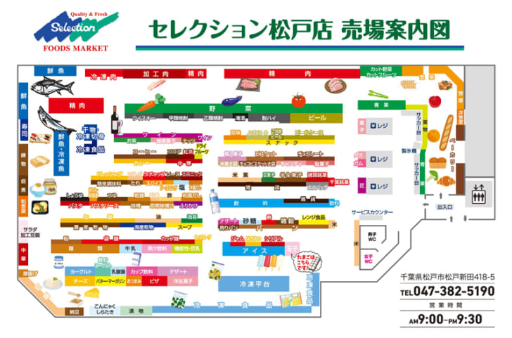 売場案内図