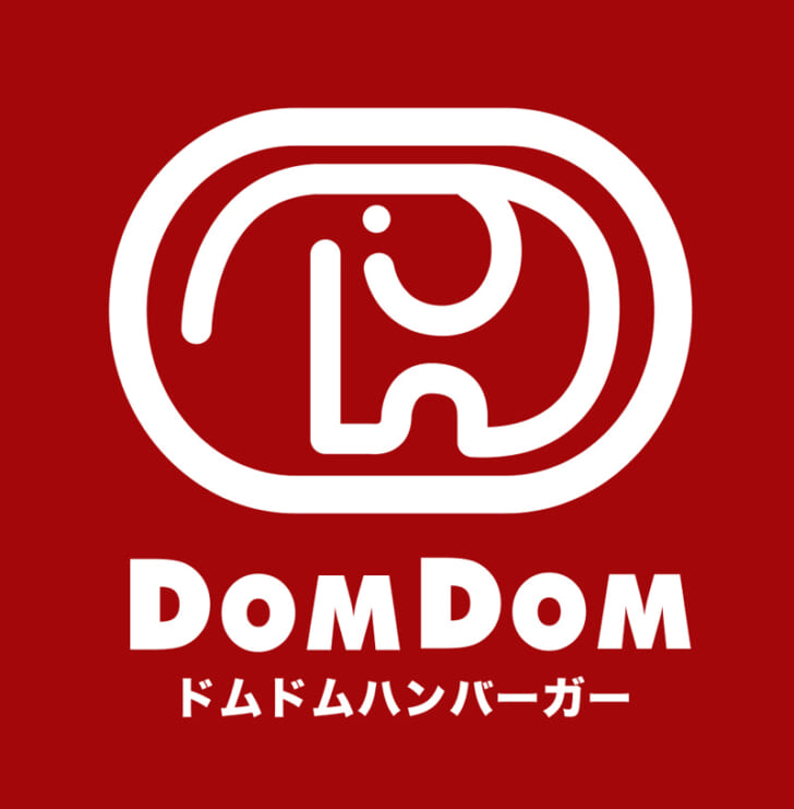 ドムドムハンバーガーのロゴ