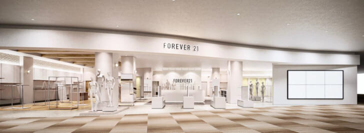 FOREVER21日本再上陸1号店