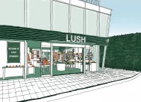 LUSH／自由が丘に路面店オープン、初夏に国内3店舗目のスパ併設