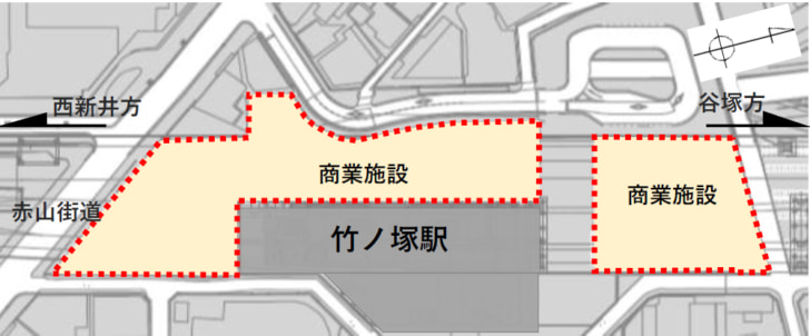 商業施設配置図