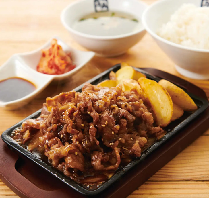 カルビ焼き定食