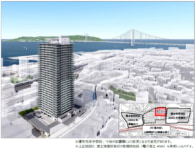 神戸・JR垂水駅前／商業施設・住宅の複合再開発、地上32階建て