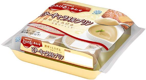 「MEGMILK とろけるしあわせ ビターキャラメルプリン」70g×4