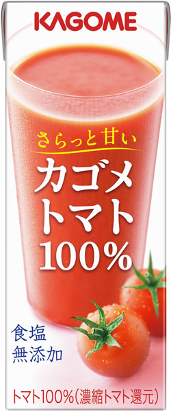 「カゴメトマト100％」200ml