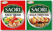 「SAORI」30g小袋（左：オイスター、右：テリヤキ）