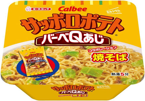 「カルビー サッポロポテトバーベ Q あじ コラボレーション焼そば」