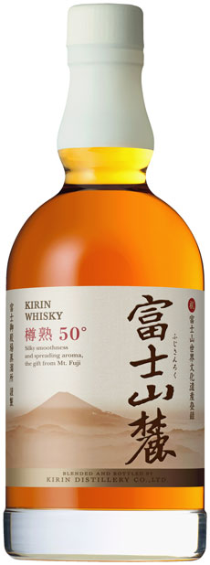 「キリンウイスキー 富士山麓 樽熟50°世界文化遺産登録記念ラベル」600ml