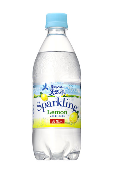 「サントリー 南アルプスの天然水 スパークリングレモン」500ml