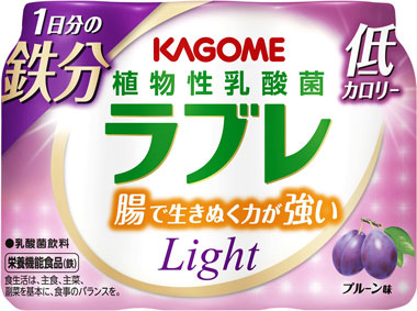 「植物性乳酸菌ラブレ　Light　1日分の鉄分」80ml×3