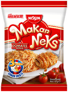 トルコで発売する「Makarneks トマト味」