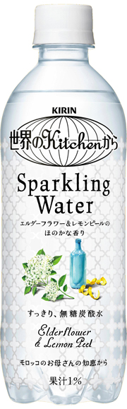 「キリン 世界のKitchenから Sparkling Water」500ml、115円(税別)