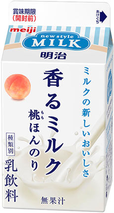 「香るミルク 桃ほんのり」500ml、140円(税別)