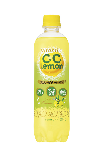 「C.C.レモン 大人のビターレモン」500ml、140円(税別)