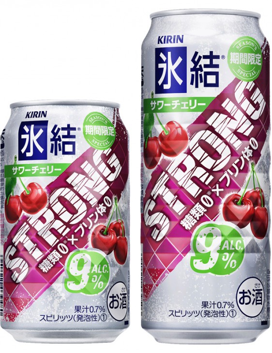 キリン氷結ストロングサワーチェリー＜期間限定＞350ml缶、500ml缶