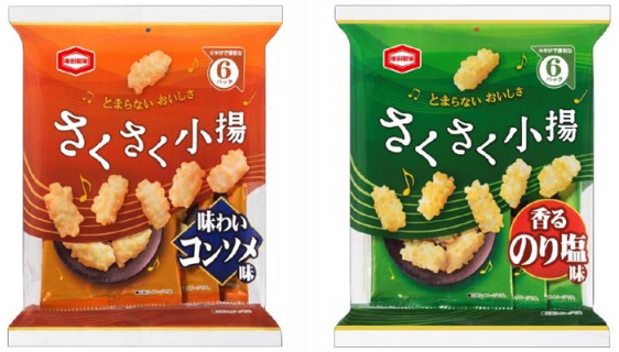 95gさくさく小揚 コンソメ味、のり塩味