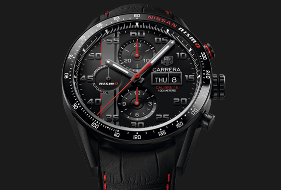 タグ・ホイヤー カレラ キャリバー16 クロノグラフ デイデイト NISSAN NISMO エディション