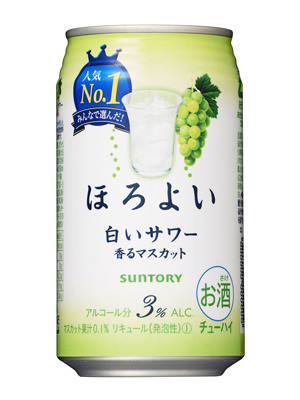 サントリー 人気投票no 1の味を商品化 ほろよい 白いサワー 香るマスカット 流通ニュース