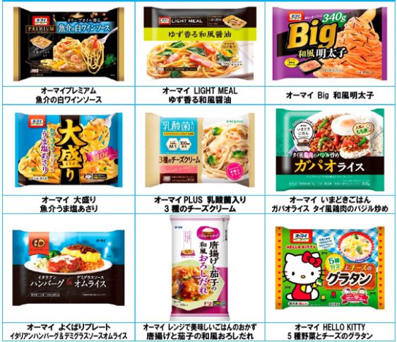 2017年春夏家庭用冷凍食品