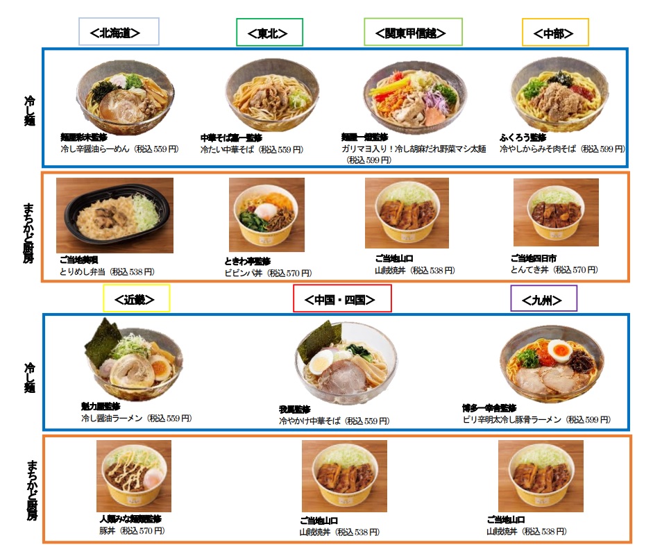ローソン／冷し麺やご当地丼などエリア限定メニューを販売 | 流通ニュース