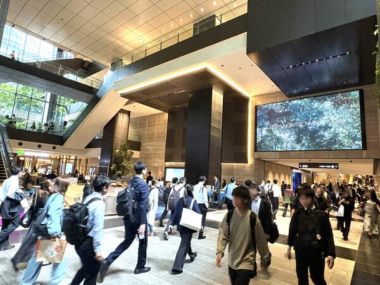 東京建物／空間メディア事業を開始、大手町タワーに大型サイネージ