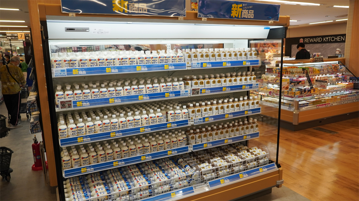 ドリンクの売場