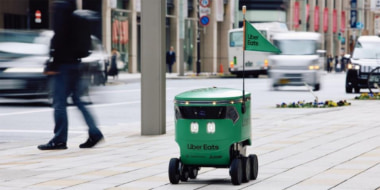 ウーバーイーツ／ローソンでデリバリーロボットの配達開始、大阪市内4店舗で