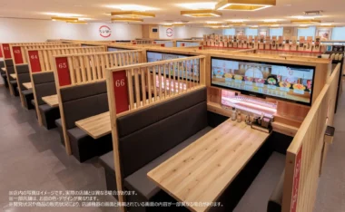 スシロー／大型タッチディスプレー「デジロー」7月に100店舗突破、3県で初導入