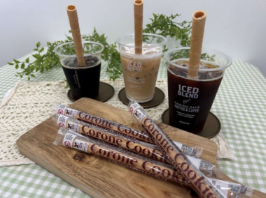 ファミマ／食べられるストロー「コロネクッキー」6800店で再発売