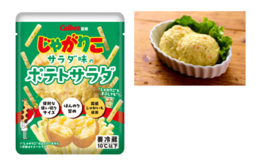 日本アクセス×カルビー 新商品／じゃがりこ味のポテトサラダ、ファミマで9／16先行発売