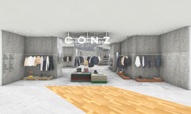 TOKYO BASE／渋谷パルコにセレクトショップ「CONZ 渋谷」9／6オープン