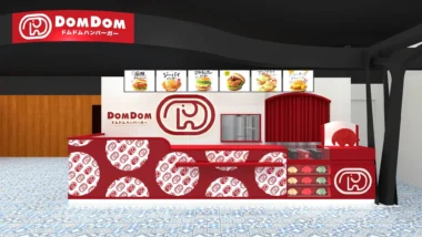 ドムドムハンバーガー／台湾「新光三越」A11館に海外1号店10月オープン