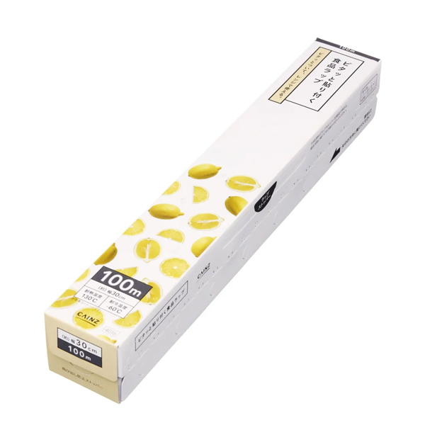 ピタッと貼り付く食品ラップ